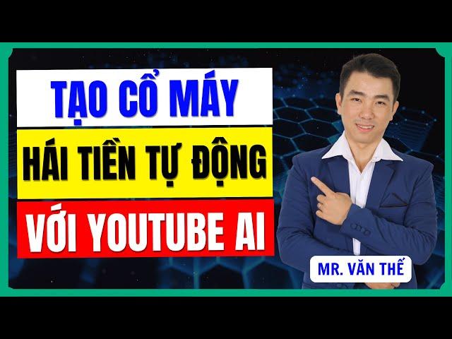 Livestream Chia Sẻ Cách Tạo Cổ Máy Hái Tiền Tự Động Với Youtube AI