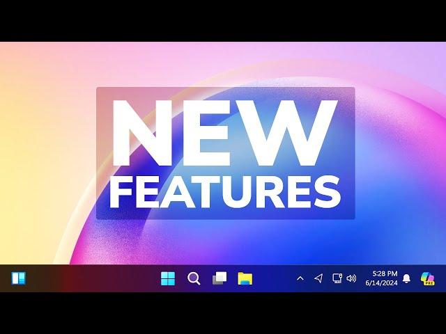 New Big Windows 11 Update with New Features in the Release Preview Channel (Build 22631.3807)