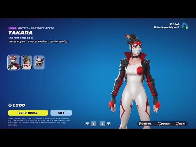 RARE Takara Is BACK In Fortnite After ~1,000 Days + NEW Emote!!