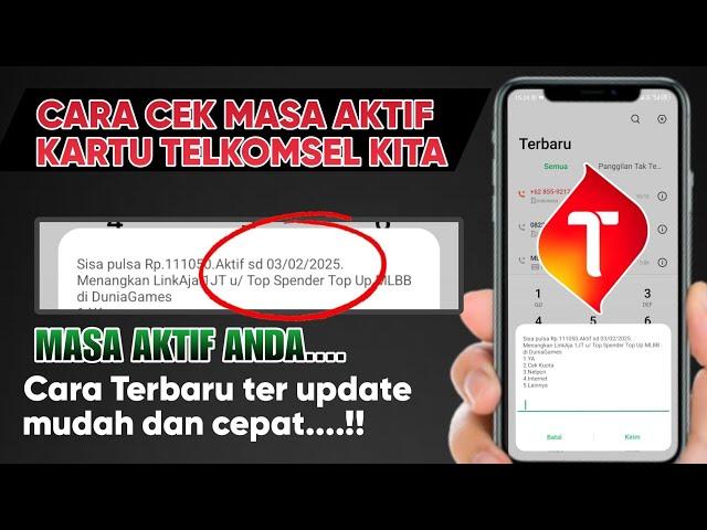 Cara Cek Masa Aktif Kartu Telkomsel Kita | Cek Masa Aktif Telkomsel Terbaru