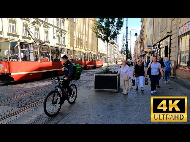 4K Katowice Poland 2022 - Walking in Katowice - Poland  - Relaxing walk 4K