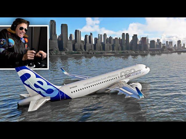 LANDING ON THE HUDSON RIVER LIKE SULLY - Microsoft Flight Simulator