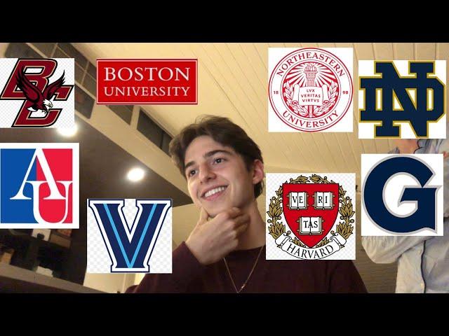 2021 COLLEGE DECISION REACTIONS (HARVARD, NORTHEASTERN, NOTRE DAME, GEORGETOWN, BU, AND MORE)