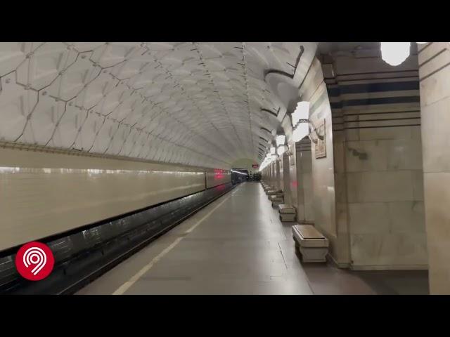Дептранс Москвы публикует видео с обстановкой на станции метро «Спортивная»
