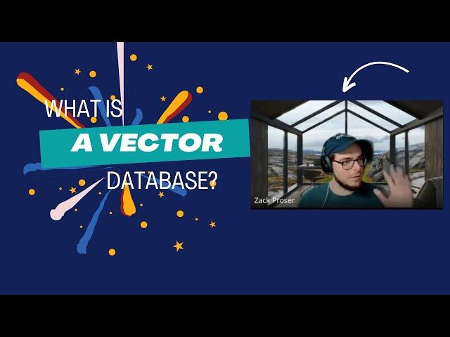 What is a vector database? Why are they critical infrastructure for #ai #applications?
