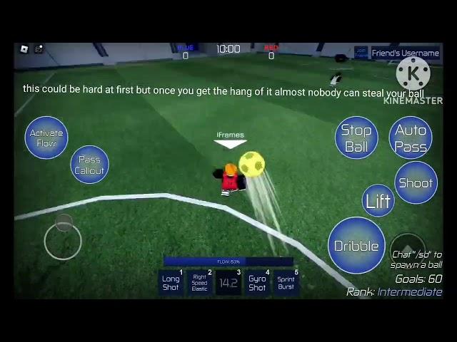 how to dribble like a God in neo soccer league mobile #anime #roblox #blue lock