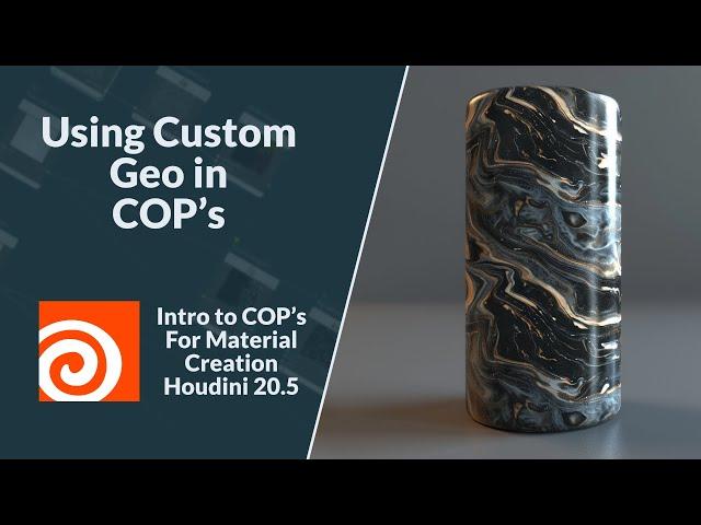 Using Custom Geometry in COP's | Intro to COPs | Houdini 20.5