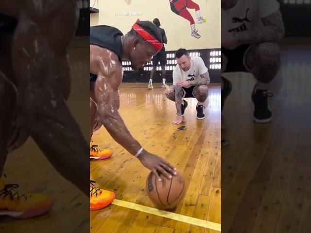 Jimmy Butler’s Insane Dribbling Drill! 