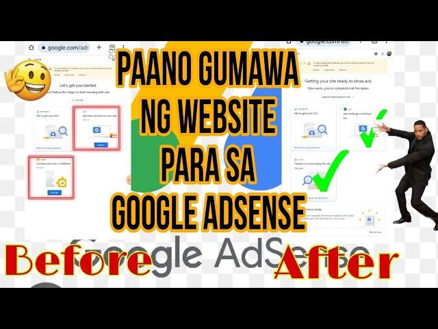 Paano Gumawa ng Website para e-Link sa Google Adsense? #website  #adsense