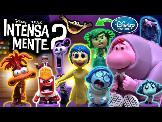 INTENSAMENTE 2 - Set de 9 Figuras de Colección "Deluxe" | Disney Store - TOY SHOTS (2024) PIXAR