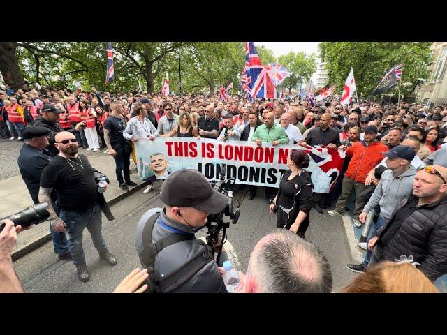 MASSIVE BRITISH PROTEST