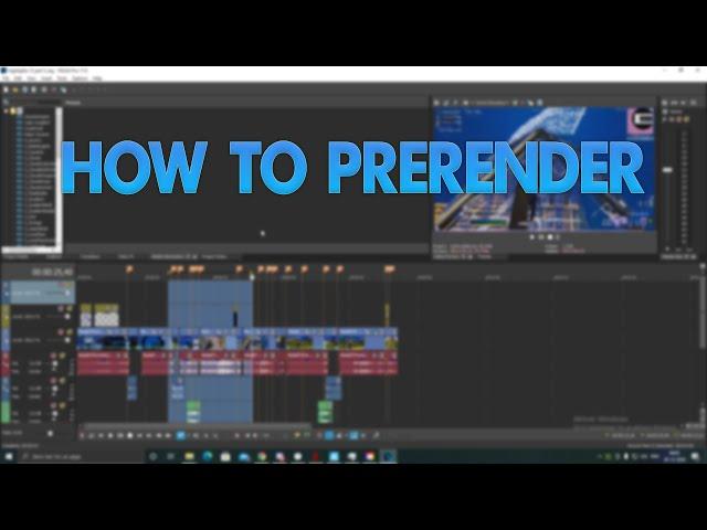 How To PRE-RENDER! (Also How To Fix It)