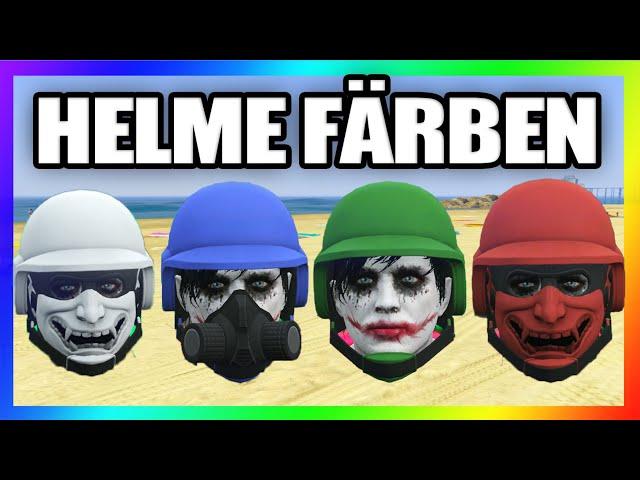 Kugelsichere Helme Färben in GTA Online!