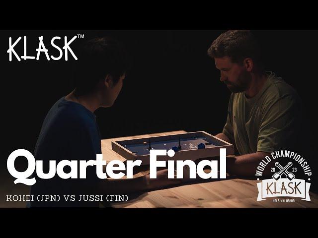 KLASK World Championship 2023 Quarter Final: Kohei Tajima  vs  Jussi Räsänen