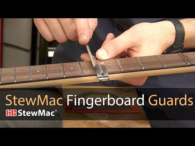 StewMac Fingerboard Guards protect your fretboard when filing or polishing frets