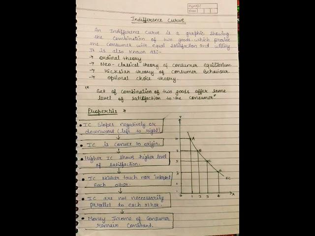 Indifference Curve || Net Commerce/Management/Economics topic || Ordinal utility.