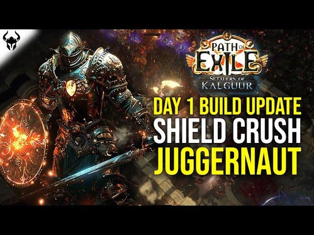 SHIELD CRUSH! Day 1 Build Update 1 | PoE 3.25 Settlers of Kalguur