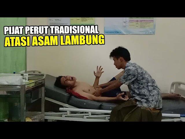 PIJAT PERUT TRADISIONAL JAWA PALING SAKIT - ATASI ASAM LAMBUNG - PIJAT PERUT BAGIAN BWAH