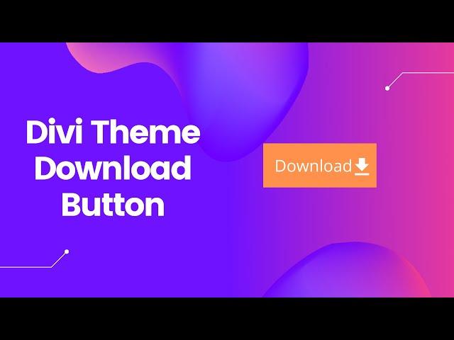 Divi Theme Tutorial - How to add download button