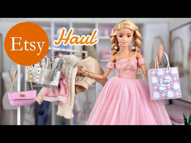 Barbie ETSY Shop Haul! Realistic Doll Clothes & Accessories Review