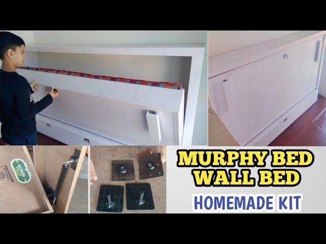 Diy Ingenious Space Saving Murphy Bed / Wall mounted bed
