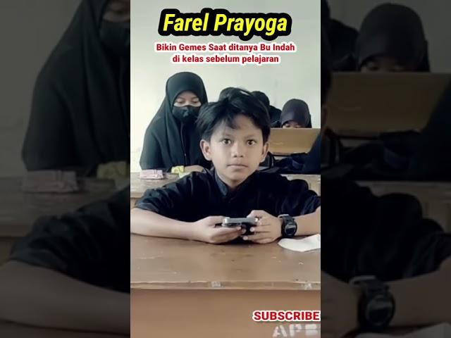 LUCU FAREL PRAYOGA SAAT DI WAWANCARAI IBU GURU DI KELAS | VIRAL #shorts