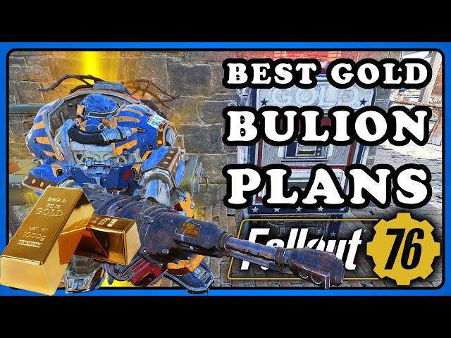 Fallout 76: All Best Gold Bulion Plans. All 3 Gold Bulion Vendors.