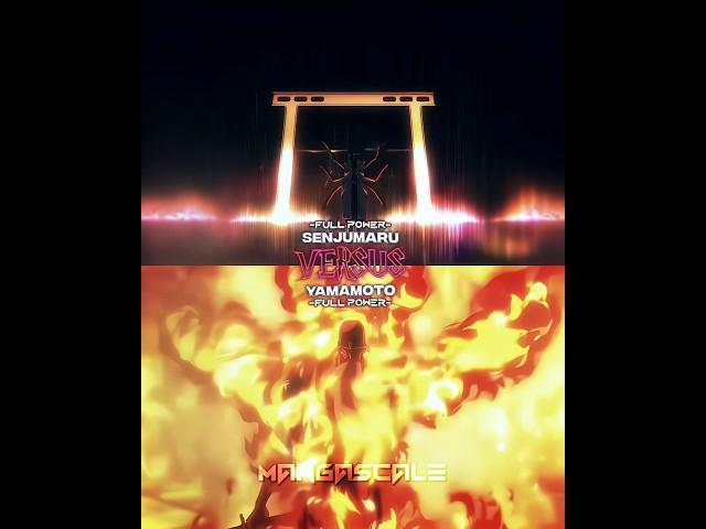 Senjumaru vs Yamamoto #bleach