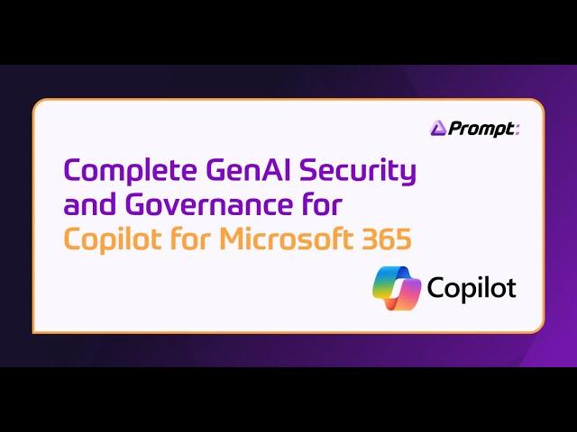 Demo: Sensitive data redaction on Microsoft 365 Copilot - Prompt Security