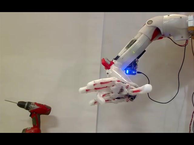 Day 7 - Humanoid Robot Arm Endurance Testing - Open Source stl files @therobotstudio Hackady.io