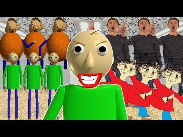 BALDI CLONED HIMSELF AND ALL HIS FRIENDS! | New Baldi's Basics Mod