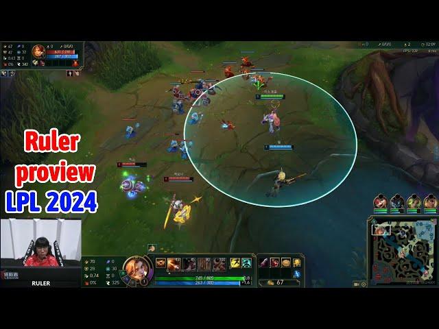 Ruler proview 2024/09/01 miss fortune ezreal jhin LPL summer | JDG Ruler 第一视角