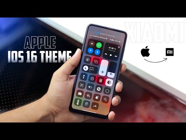 Apple iOS 16 Complete MIUI Theme | iPhone 14 theme for MIUI