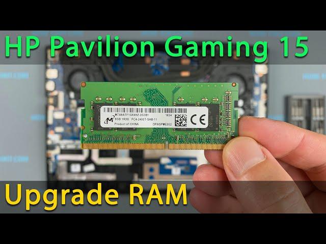 HP Pavilion Gaming 15 RAM Upgrade and Install - Your Step-by-Step DIY Guide!