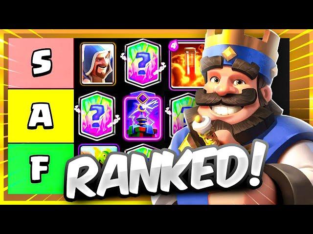 Ranking EVERY Card in Clash Royale from Worst to Best (actual list)