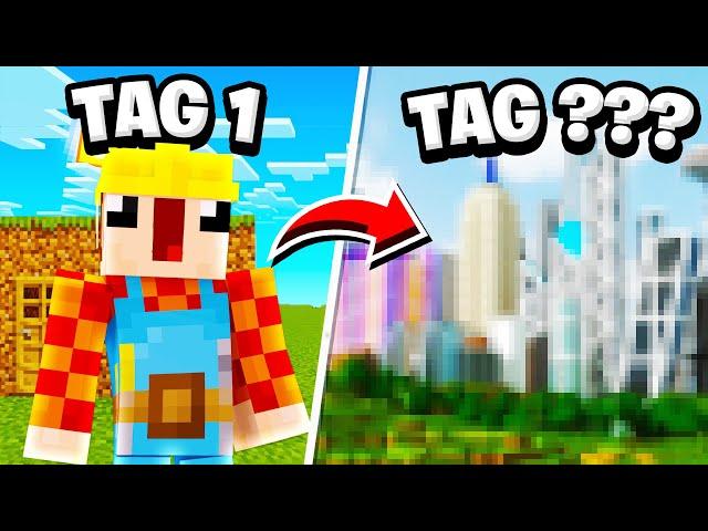 ich baue GTA 6 STADT in ... TAGEN in Minecraft