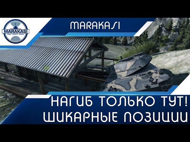 Истинный нагиб только тут! Шикарные позиции World of Tanks