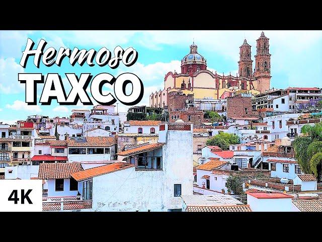 A Day in TAXCO / Beautiful Town in Mexico (4K)