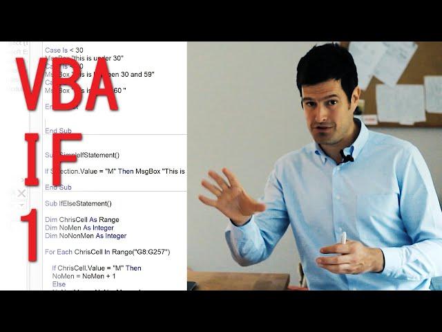 Excel VBA Conditional IF Statements for Beginners Part 1 of 3 - Simple If
