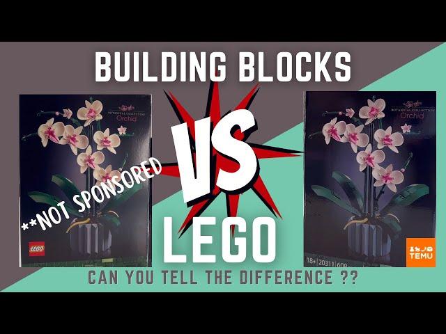 Building blocks (from Temu) VS Lego | **NOT sponsored** | 1/2 the price of Lego