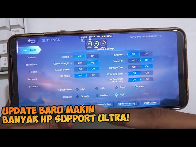 6 Cara Biar HP Lu Support 120FPS Ultra di Mobile Legends, Lebih Baik Dari 60 FPS