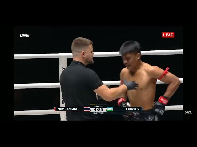 KO Elbow! Jurayev (Uzbekistan) vs Numpangna (Thailand)