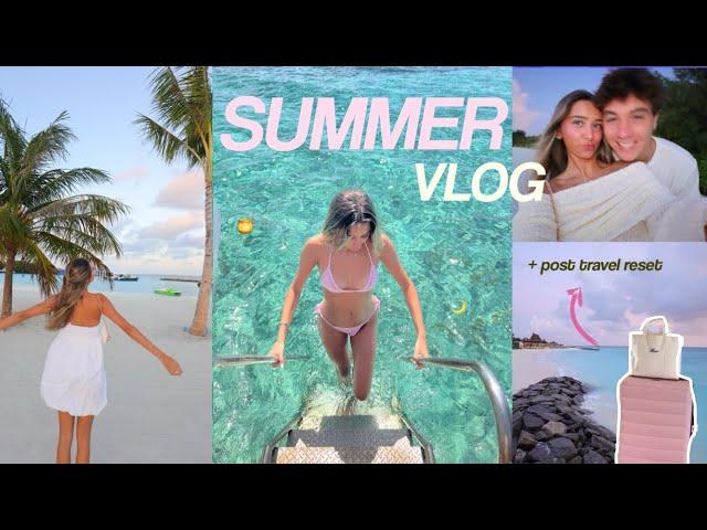 SUMMER VLOG maldives + weekend getaway & cider haul!