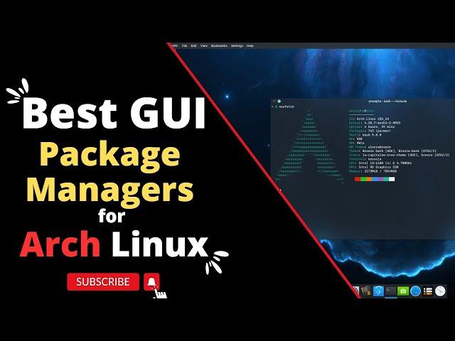 Best GUI Package Managers for Arch Linux