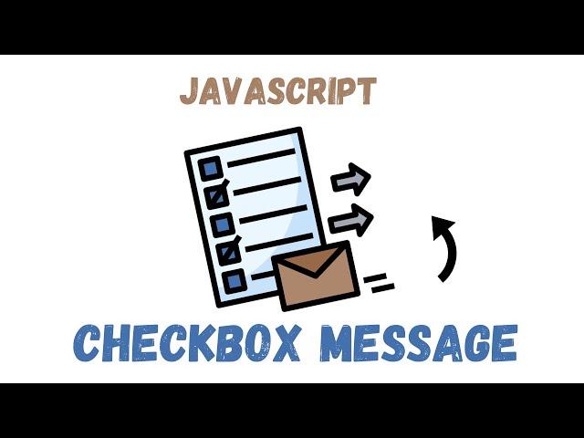 How TO - Display Text when Checkbox is Checked | JavaScript Coding Challenges | JavaScript Tutorials