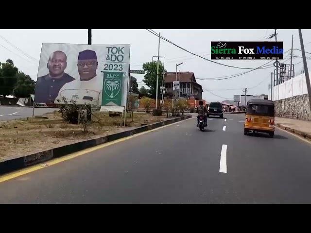 Beautiful Road in Freetown, Sierra Leone. Willberforce to SS Camping Imatt #follow#currentupdates