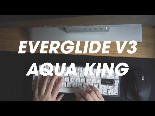 Everglide V3 Aqua King Switches Sound Test