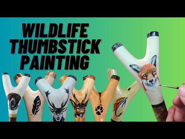 Painting a Wildlife Thumbstick (Step-by-Step Guide)