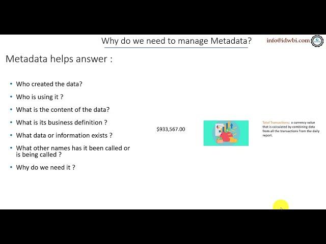 What questions does Metadata Management helps us to answer?
