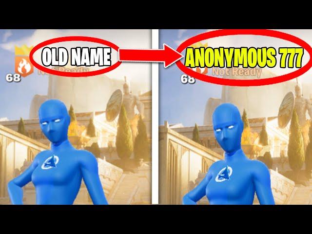 How to Turn On ANONYMOUS Mode in Fortnite in Season 3